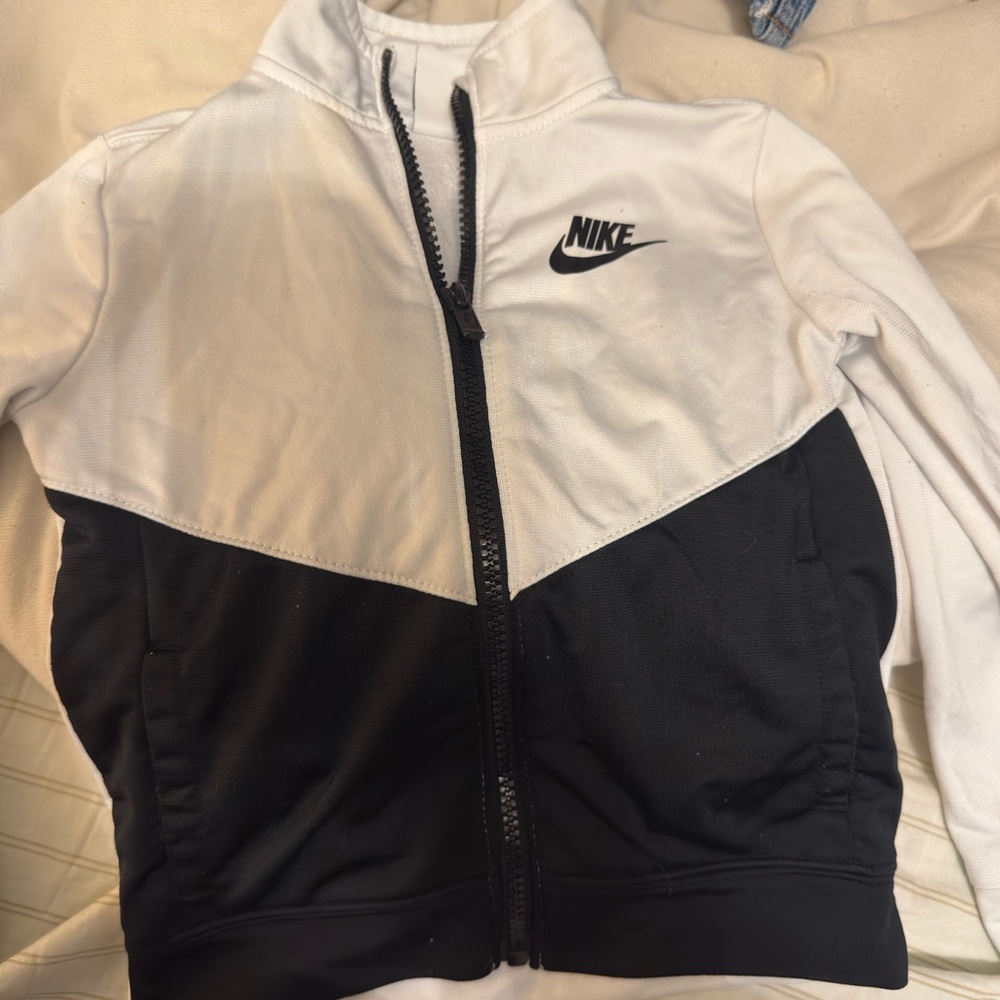 Nike Kids Black and White Jacket